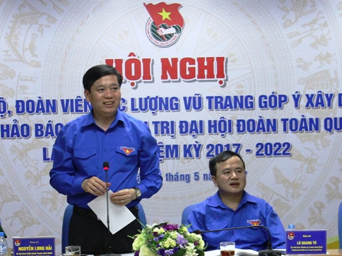 Bí thư BCH Trung ương Đoàn Nguyễn Long Hải kết luận hội nghị